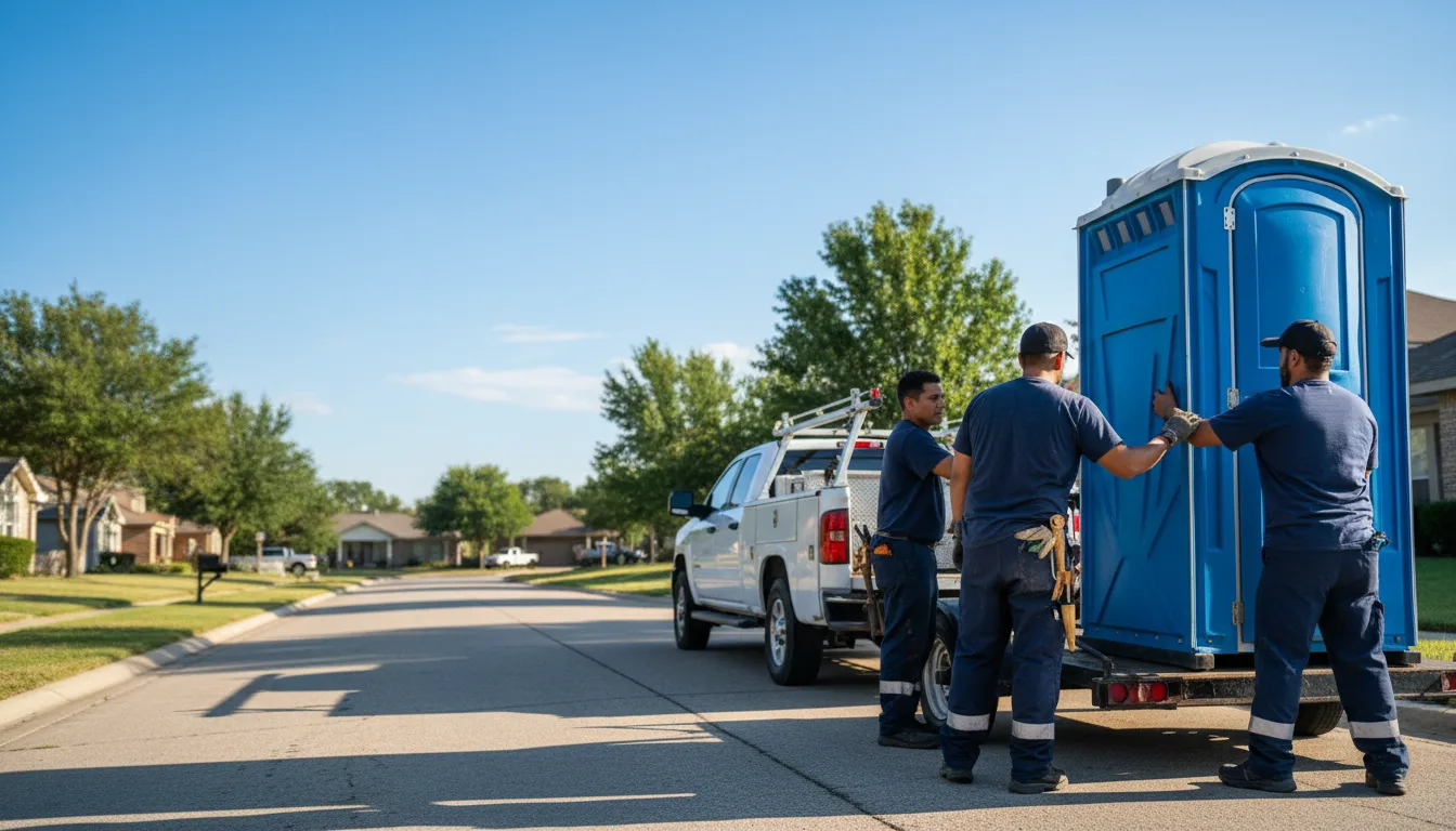 Portable Toilet Rental in Godley, TX near me